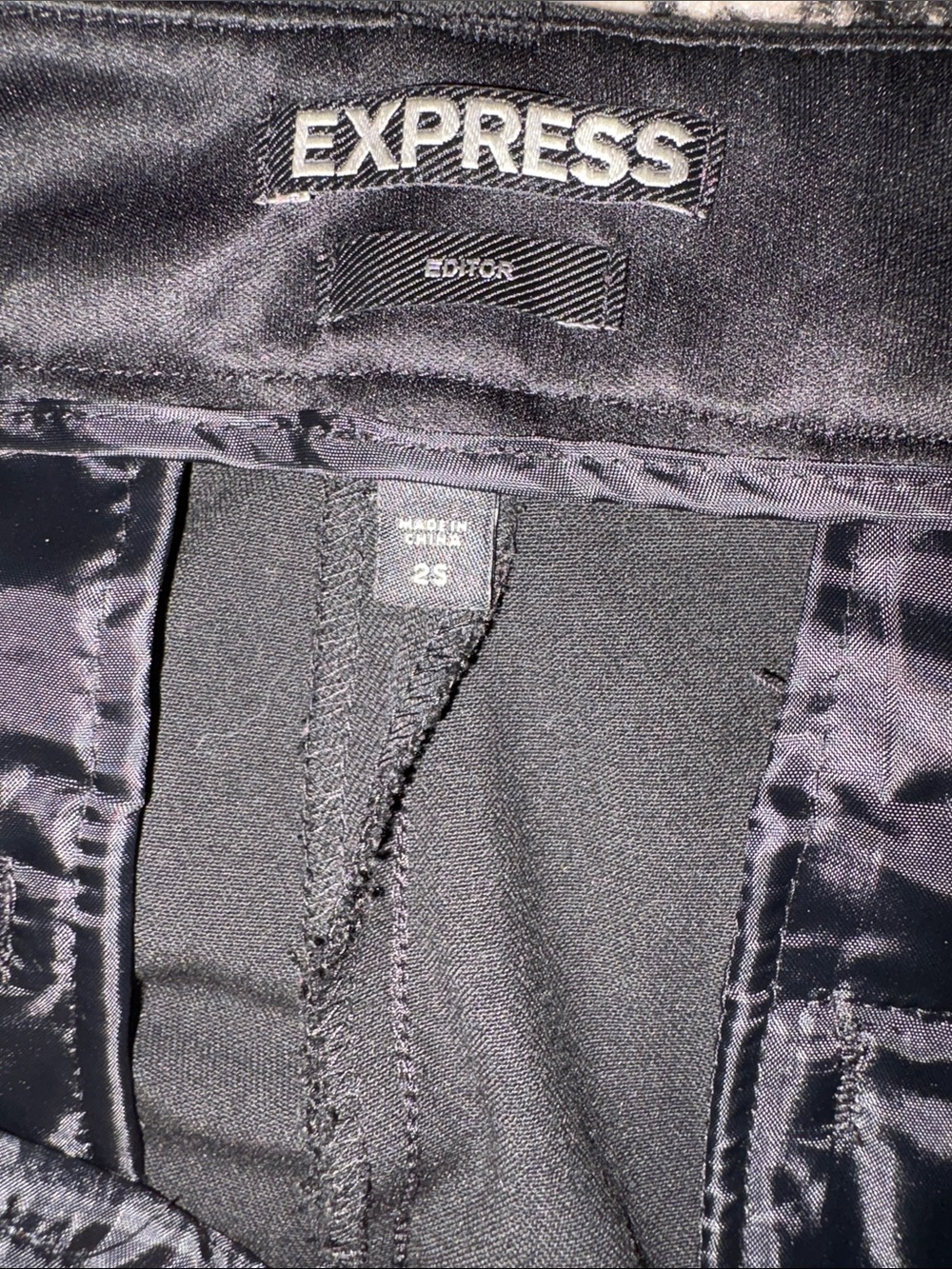 OFFERS! Women’s express pants size 2 Express Black Womens Dress Pants Trousers - Picture 2 of 6